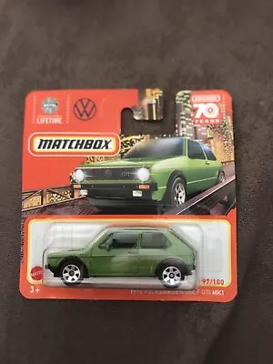 Buy VW Golf GTI MK1 (1976) Matchbox Car - Mattel • 5.05£