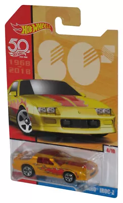 Buy Hot Wheels 50th '80s (2017) Yellow '85 Chevrolet Camaro Iroc-Z Car 4/10 • 15.54£