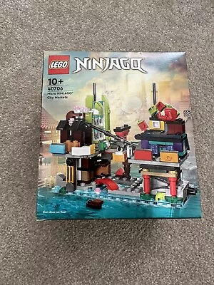 Buy Lego 40706 Micro Ninjago City Markets Brand New Sealed In Hand • 33.99£