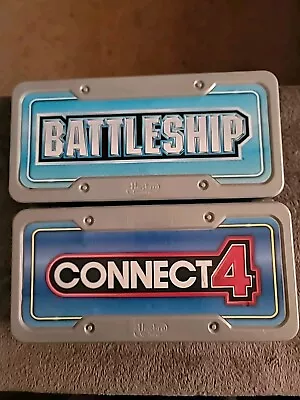 Buy Hasbro Road Trip Connect 4 Portable Board Game An Battleship Board Game Complete • 15.83£
