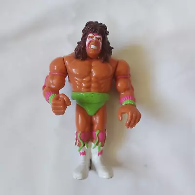 Buy Ultimate Warrior Wrestling Figure 1990 Hasbro Titan Sports Used WWF WCW Toys • 14£