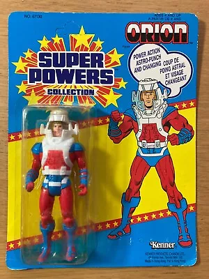 Buy Orion - Kenner Super Powers - 1985 Vintage Action Figure MOC Unpunched VERY RARE • 250£