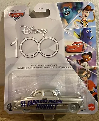 Buy Disney 100th Anniversary Pixar Cars Hudson Hornet 1:55 Diecast • 12.99£