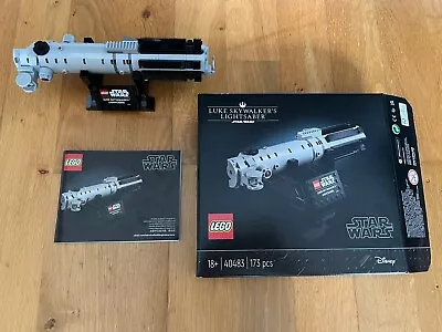 Buy Lego 40483 Star Wars Luke Skywalker’s Lightsaber • 75£