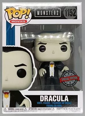 Buy #1152 Dracula - Universal Monsters Damaged Box Funko POP With Protector • 19.99£