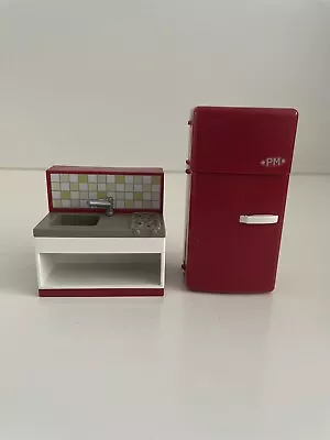 Buy Playmobil Dollshouse Furniture: Red Mini Kitchen • 5£