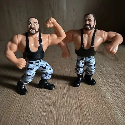 Buy WWF Hasbro Bushwhackers Tag Team Figure Bundle - 1991  Titan Sports (2) • 11.04£