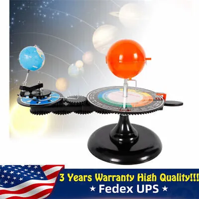 Buy DIY Earth Moon Sun Orrery Model Earth Moon Orbital Planetarium Creative Toy Kit • 40.64£
