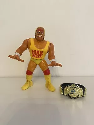 Buy WWF Hulk Hogan Wrestling Figure Hasbro Series 1 WWE WCW Vintage 90s Toys • 12£