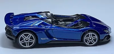 Buy Hot Wheels Workshop Lamborghini Aventador J Blue 1/64 Diecast Loose From 5 Pack • 1.40£