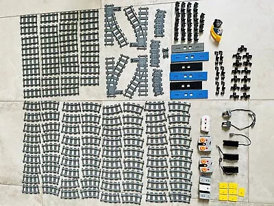 Buy Lego City Train Track Bundle With Controllers / Motors Etc (all Genuine) • 46£