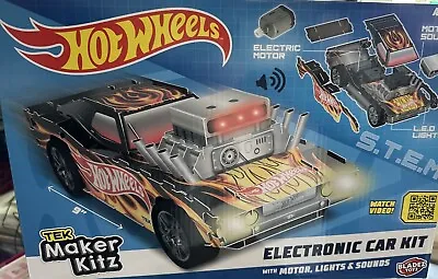 Buy Hot Wheels Electronic Car Kit 9  With Motor,Lights&Sounds - Age8+ NEW • 15.99£