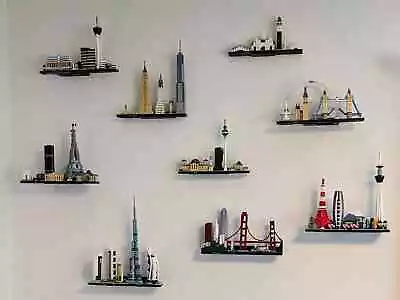 Buy Lego Architecture Skyline Wall Mounts Display Brackets - Upgraded • 7.99£