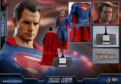 Buy New Hot Toys MMS465 Justice League Superman 1/6 LED Light Figure • 348.59£