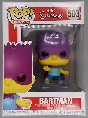 Buy Funko POP #503 Bartman - The Simpsons Damaged Box - Includes Protector • 13.99£