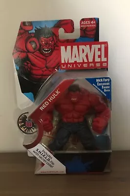 Buy Marvel Universe (2008) Hasbro Red Incredible Hulk 3.75 Inch Action Figure #028 • 30£