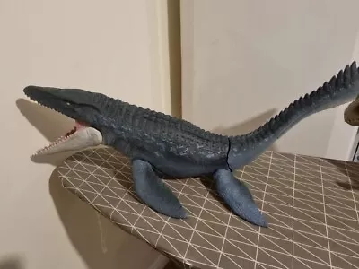 Buy Jurassic World Dominion Ocean Protector Mosasaurus Dinosaur Figure 29  Length • 21.99£