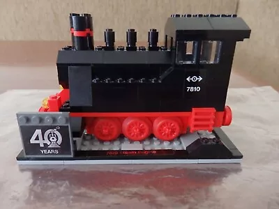 Buy Lego Set 40370 Steam Train 40 Years Anniversary 7810 On Display Stand -no Figure • 25£