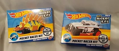 Buy  2x Hot Wheels Mini Maker Kitz, Pocket Racer  Kits, Pull Back Power, Rip Rod   • 11£