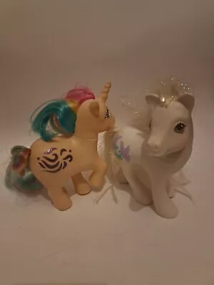 Buy My Little Pony G1 1983 MLP Lilac Windy & Bridal Rainbow Unicorn Vintage 80s TOY • 19.99£