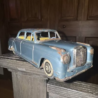 Buy Bandai 1961 Mercedes Benz 2/9 Car 4 Door Tin Friction Toy Japan • 37.28£