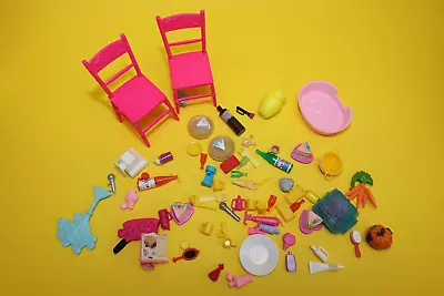Buy Accessories For Barbie And Other Dolls 70pcs No O15 • 15.17£