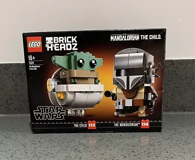 Buy LEGO 75317 Star Wars Brick Headz. The Mandalorian & The Child. New NISB Retired✅ • 18.99£