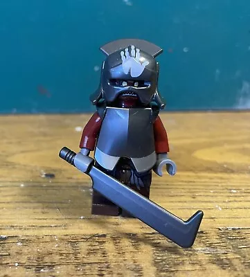 Buy LEGO Lord Of The Rings Uruk-Hai White Hand Helmet Warrior Minifigure & Sword • 18.50£