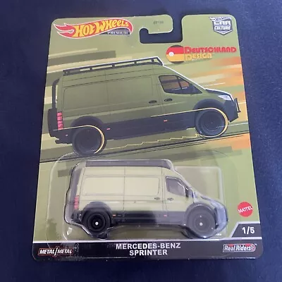 Buy HotWheels Deutschland Design MERCEDES BENZ SPRINTER CAR Culture Real Riders BNIP • 10.45£