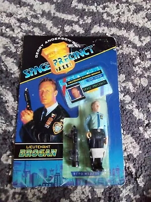 Buy Vintage Gerry Anderson Space Precinct Lieutenant Brogan Figure Rare 1994 • 8.52£
