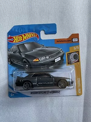 Buy Nissan Skyline GTR R32 Grey Short Card Hot Wheels Rare • 9.99£