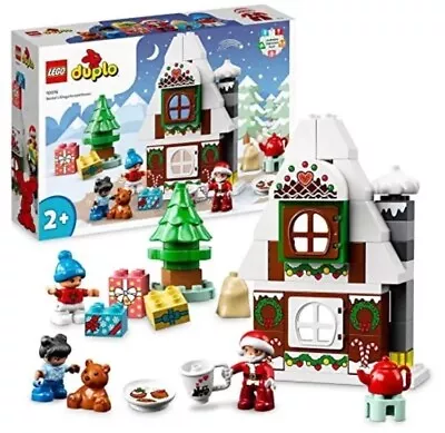 Buy LEGO 10976 DUPLO Santa's Gingerbread House Toy With Santa Claus Figure FREE POST • 21.99£