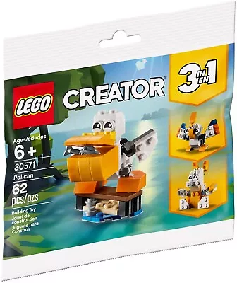 Buy Lego Creator Pelican 3 In 1 30571 Polybag BNIP • 8.99£