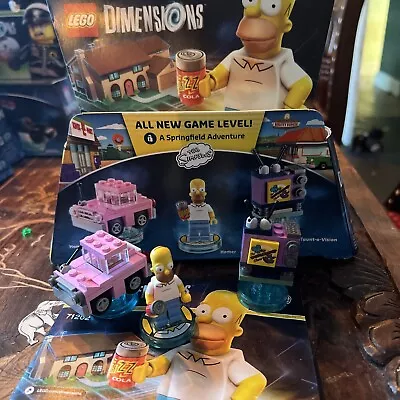Buy Lego Dimensions 71202  Homer Simpson Springfield Level Pack Boxed Complete • 14£