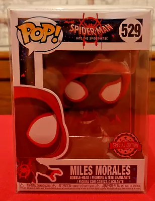 Buy Funko Pop Marvel Spiderman Spider Verse Miles Morales Casual #529 Protector Rare • 79.99£