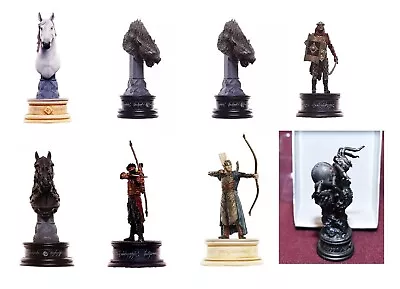 Buy 8x LOTR Lord Of The Rings Eaglemoss Chess Set Figures White Black #25/07 • 14.99£