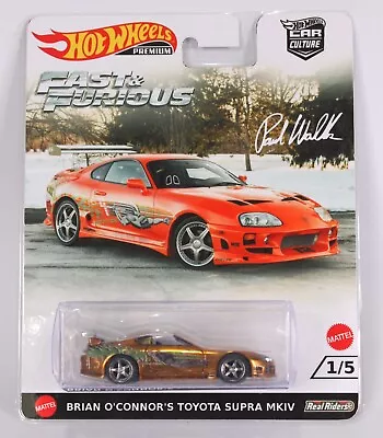 Buy Fast And Furious Toyota Supra In Spectraflame Hot Wheels Custom On Custom Car • 119£