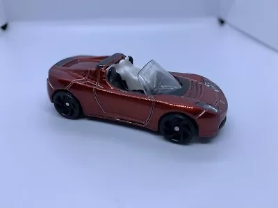 Buy Hot Wheels - Tesla Roadster Red Space Man - MINT LOOSE - Diecast - 1:64 • 3.75£