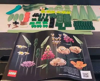 Buy LEGO 10280 Icons Flower Bouquet Artificial Flowers Incomplete + Manual 114  Pcs  • 10£