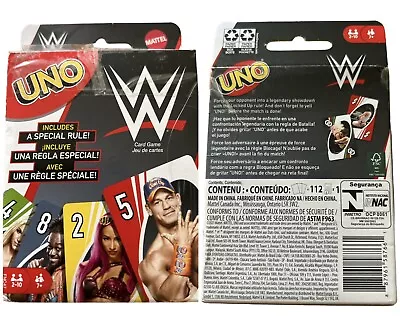 Buy Mattel Games UNO WWE Superstars Matching Card Game For 2-10 Players • 9.99£