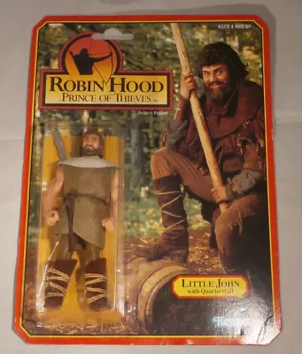 Buy Robin Hood Prince Of Thieves Little John With Quarterstaff Sealed Kenner 1991 • 34.99£