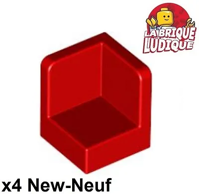 Buy Lego 4x Panel 1x1x1 Corner Red/Red 6231 New • 1.36£
