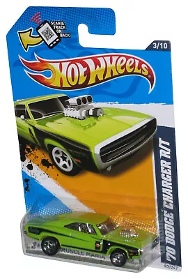 Buy Hot Wheels Muscle Mania Mopar '12 3/10 (2011) Green '70 Dodge Charger R/T Car 83 • 13.60£