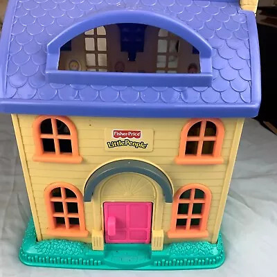 Buy Vintage Fisher Price Little People Play House - No Figures • 19.99£