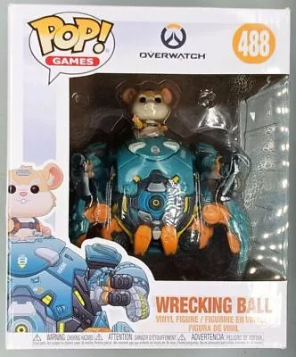 Buy #488 Wrecking Ball - 6 Inch - Overwatch Damaged Box Funko POP • 27.99£