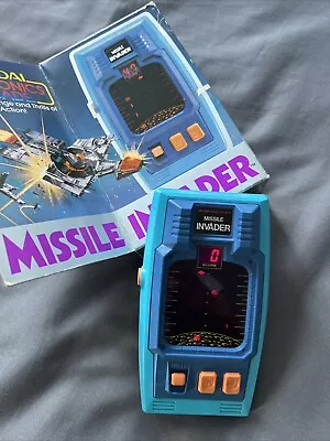 Buy Bandai Electronics MISSILE INVADER  1980's Handheld Space  Game Vintage • 25£