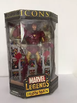 Buy Marvel Legends Icons  Iron Man 12 Inch Figure Toybiz 2006 • 34£