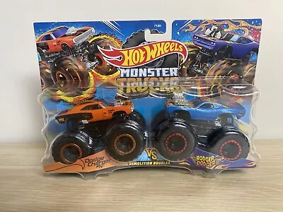 Buy Hot Wheels Monster Trucks Demolition Doubles Dodge Charger R/T Vs Rodger Dodger • 11.99£