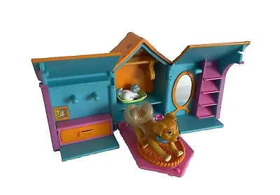 Buy Mattel Polly Pocket Dog Kennel With Dog / Bed And Cat / Bed Vintage 2001 Toys • 5.39£