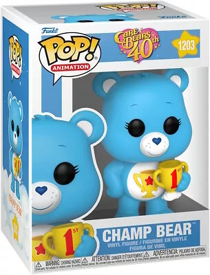Buy Care Bears 40th - Champ Bear 1203 - Funko Pop! - Vinyl Figure • 13.61£